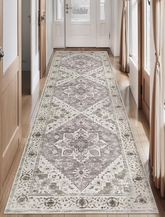 SERISSA Boho Washable Runner Rug by SERISSAHomeDecorCollection