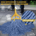 KLEEN HANDLER Blended Cut End Commercial Mop Head Replacement 24-Pack