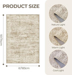 6x9 Rug for Living Room, Soft Low Pile Indoor Washable Rugs for Bedroom - Image 2