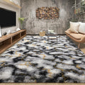Tepook Fluffy Large Rugs for Living Room, Area Rug 6x9 Soft Carpet for Bedroom by Tepook