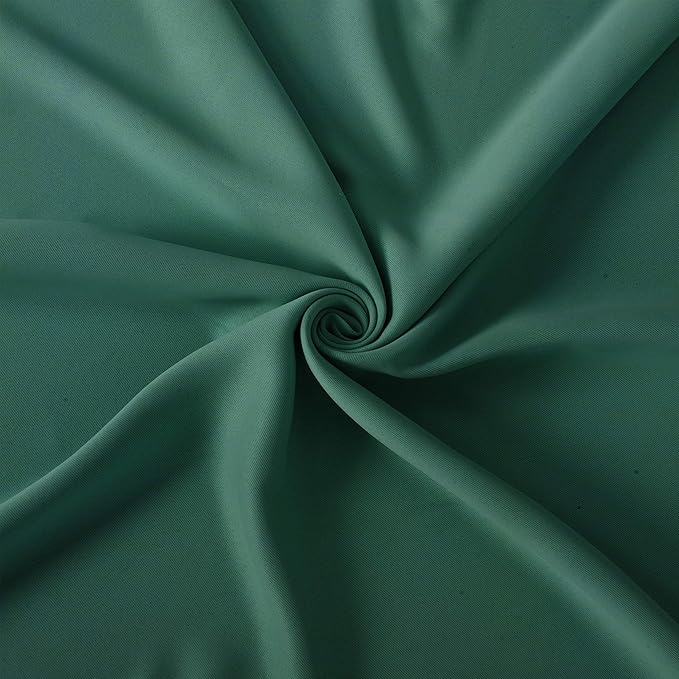 LEMOMO Blackout Curtains 52 x 45 inch/Green Curtains Set of 2 Panels/Thermal - Image 5