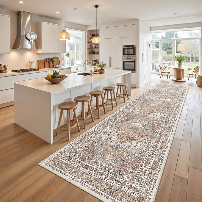 Kitchen Runner Rug Non Slip Washable 2.5x10, Soft Ultra-Thin Entryway Rug - Image 4