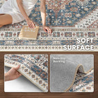 zesthome 9x12 Area Rugs, Stain Resistant Washable Rug, Ultra-Thin Rugs - Image 6