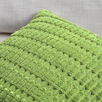 Fancy Homi 4 Packs Boho Lime Green Decorative Throw Pillow Covers 18x18 Inch - Image 4