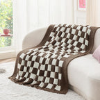 Bedsure GentleSoft Checkered Throw Blanket - Image 2
