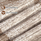 GarveeHome Modern Geometric Area Rug 4x6 Distressed Bordered Washable Non Slip - Image 3