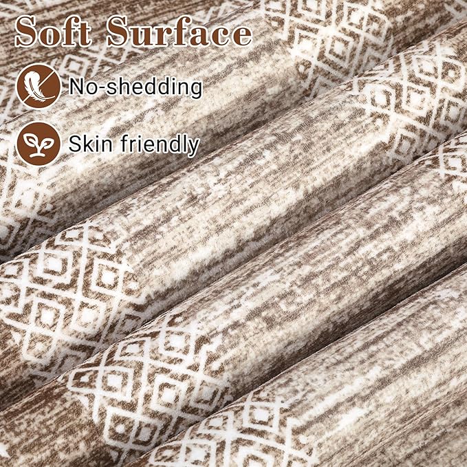 GarveeHome 2.5x8 Modern Bordered Runner Rug Soft Non Slip Washable Floor Carpet - Image 4