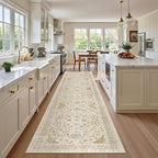 Madane Hallway Runner Rug 2'6''x12', Non Slip Vintage 12ft Runners - Image 2