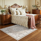 4x4 Washable Square Area Rug: Soft Entryway Kitchen Carpet by HYHAOYUNLAI