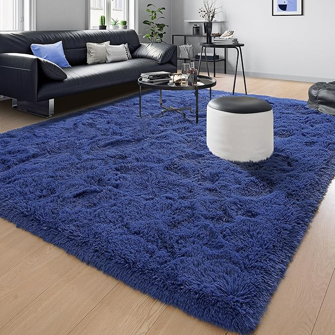 Tepook Fluffy Large Rugs for Living Room, Shag Area Rug 6x9 Soft Carpet for - Image 8