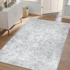 PureCozy 4x6 Area Rug Washable Vintage Entryway Living Room Carpet Indoor - Image 5
