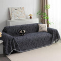 MYSKY HOME Couch Covers for 2 Cushion Couch Sofa, Chenille L Shape Sectional by MYSKYHOME