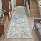 Madane Runner Rug 2x8, Washable Hallway Runner Rugs, Non-Slip Low-Pile Soft - Image 3