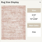 6x9 Area Rug for Living Room Washable Non-Slip Modern Rugs for Bedroom Dining - Image 4