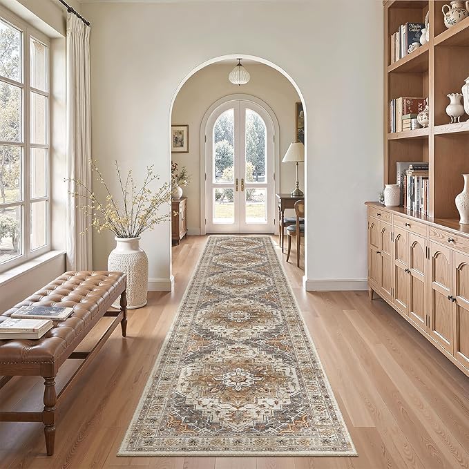 Madane Hallway Runner Rug 2x12, Extra Long Washable Runner Rugs - Image 4