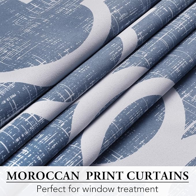 Beauoop 100% Blackout Curtains 72 Inches Long 2 Panels - Image 4