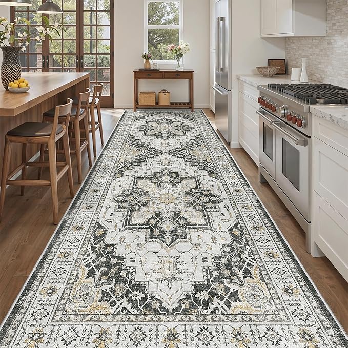 Madane 4x12 Wide Hallway Runners: Washable Runner Rug - Image 2