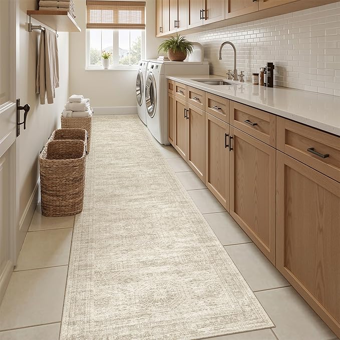 Runner Rug 2x12 Washable Non-Slip Hallway Runner Rugs - Image 4
