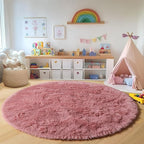 ONASAR Blush Round Area Rugs 4ft - Image 3