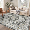 Madane 6x9 Area Rugs for Living Room, Stain Resistant Washable Rugs, Non-Slip by Madane