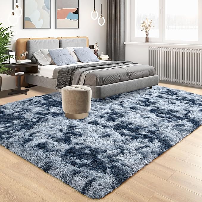 Tepook Fluffy Large Rugs for Living Room, Area Rug 6x9 Soft Carpet for Bedroom - Image 3