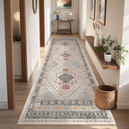 Kitchen Runner Rug Non Slip Washable 2.5x8, Soft Low Pile Entryway Rug Runners - Image 9