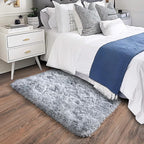 Small Area Rug, 2x3 Rug for Bedroom Shaggy Throw Rugs for Dorm Rug, Soft Tie - Image 2
