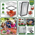 56 PCS Food Storage Containers with Lids Airtight (28 Boxes - 28 Lids)