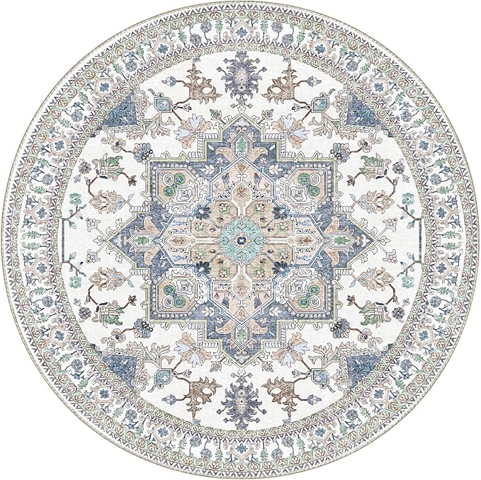 OPPODREAM Soft Round Rug 6ft, Washable Circle Rug 6ft - Image 9