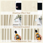 Guken 100% Blackout Curtains 100 Inch Length 2 Panels Set - Image 5