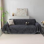 MYSKY HOME Couch Covers for 3 Cushion Couch Sofa, Sectional Couch Cover L Shape - Image 2