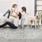 Machine Washable Rugs 5x7 Area Rugs - Image 4