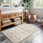 2x3 Washable Entryway Area Rug: Moroccan Small Runner Rug - Image 4