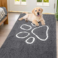 Smiry Dog Door Mat for Muddy Paws, Absorbent Dirt Trapper Non Slip Quick Dry by Smiry