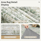 8x10 Area Rugs, Washable Rugs, Large Stain Resistant Area Rug - Image 7