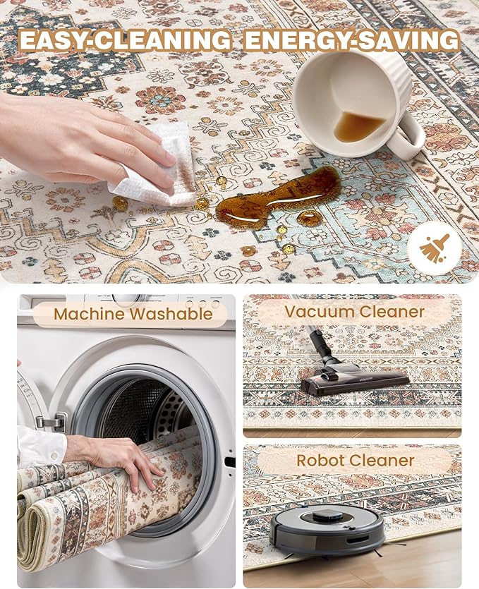 2x5 Rug Runner Washable for Entryway, Soft Bathroom Rugs - Image 6