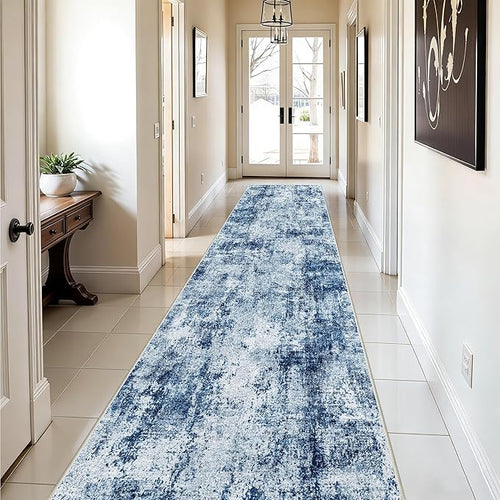3x12 Washable Hallway Runner Rug: Non Slip Carpet Runners Easy-to-Clean by WIEVEDENS
