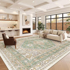 zesthome 10x14 Area Rugs, Stain Resistant Washable Rug, Ultra-Thin Rugs - Image 4