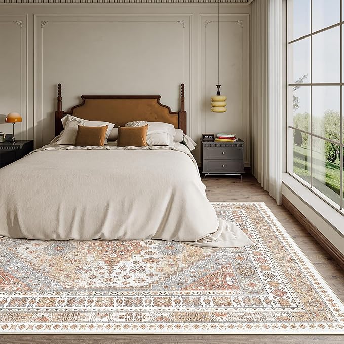 zesthome 7x9 Area Rug, Super Soft Washable Rugs - Image 9