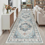 Madane Hallway Rug 3x10, Kitchen Rugs Washable Entryway Rug Vintage Kitchen - Image 4