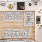 4 Pieces Kitchen Rug Set: Washable Water Resisitant Carpet - Image 6