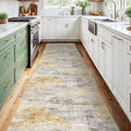 2'6''x12' Washable Kitchen Runner Rug: Modern Abstract Runners by Ksrau