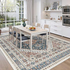 zesthome 8x10 Area Rugs for Living Room, Non-Slip Backing Washable Rugs - Image 8
