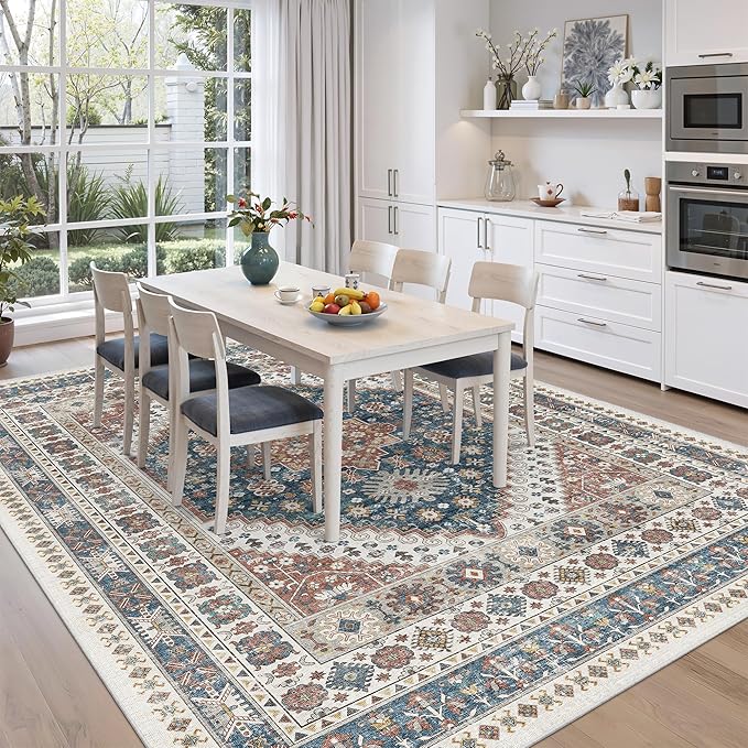 zesthome 8x10 Area Rugs for Living Room, Non-Slip Backing Washable Rugs - Image 8