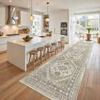 Runner Rug 2x10, Ultra-Thin Kitchen Rugs Non Slip Washable Rugs by Restydon