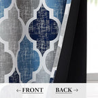 Beauoop 100% Blackout Curtains 84 Inches Long 2 Panels - Image 3
