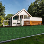 AOKIIE 10"x10" Artificial Grass Wall 24Pcs UV-Anti Boxwood for Outdoor