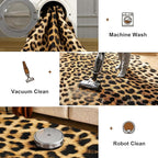 AROGAN Western Decor Faux Fur Leopard Rug, 8 x 10 Feet Premium Animal Skin - Image 6