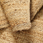 Hausattire Hand Woven Jute Braided Rug, Reversible Boho Entry Area Rugs - Image 4
