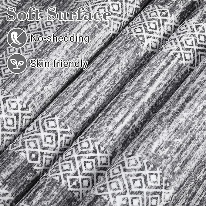 GarveeHome Modern 3x5 Neutral Area Rug Washable Non-Slip Low-Pile Indoor Rugs - Image 3